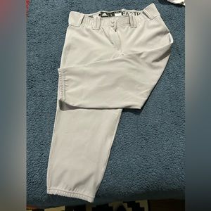 Adidas grey softball pants for women size L